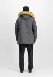 Alpha Industries Winterjacke Polar Jacket Hellgrau/Dunkelgrau/Grau/Dunkelblau/Braun