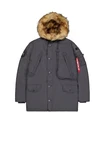 Alpha Industries Winterjacke Polar Jacket Hellgrau/Dunkelgrau/Grau/Dunkelblau/Braun