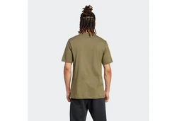 ADIDAS ORIGINALS T-Shirt 'Trefoil Essentials' Dunkelgrün/Khaki