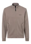 BOSS GREEN Sweatjacke Skaz Mirror grün