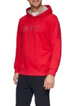 s.Oliver Kapuzensweatshirt mit Front-Print Rot