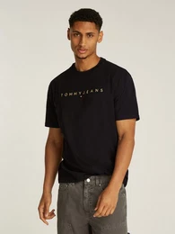 T-Shirt TJM REG GOLD LINEAR LOGO TEE EXT