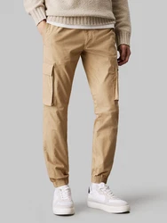 Calvin Klein Jeans Cargohose SKINNY CARGO Khaki/Beige