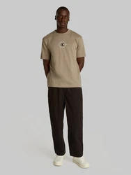 Calvin Klein Jeans T-Shirt NYC STAMP GRAPHIC Khaki/Dunkelgrün/Grau/Beige