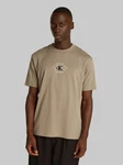 Calvin Klein Jeans T-Shirt NYC STAMP GRAPHIC Khaki/Dunkelgrün/Grau/Beige