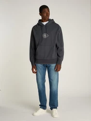 Calvin Klein Jeans Sweatshirt NYC STAMP GRAPHIC HOODIE Dunkelgrau/Schwarz/Dunkelgrün