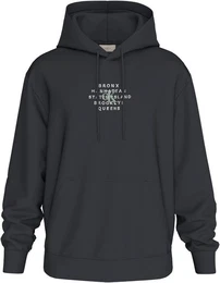 Sweatshirt NYC STAMP GRAPHIC HOODIE mit Logostickerei