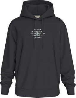 Calvin Klein Jeans Sweatshirt NYC STAMP GRAPHIC HOODIE Dunkelgrau/Schwarz/Dunkelgrün