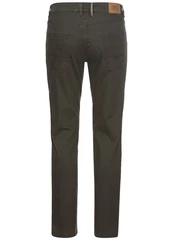 camel active 5-Pocket Hose Regular Fit Khaki/Dunkelgrün