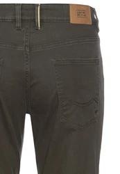 camel active 5-Pocket Hose Regular Fit Khaki/Dunkelgrün