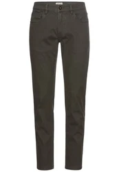 camel active 5-Pocket Hose Regular Fit Khaki/Dunkelgrün