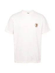 Tommy Jeans T-Shirt TJM REG RWB CREST FLAG TEE Weiß/Rosa/Beige/Dunkelblau