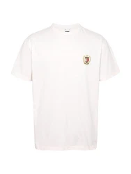 Tommy Jeans T-Shirt TJM REG RWB CREST FLAG TEE Weiß/Rosa/Beige/Dunkelblau