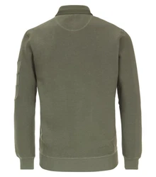 CASAMODA Sweatjacke Dunkelgrün/Grün