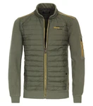 CASAMODA Sweatjacke Dunkelgrün/Grün