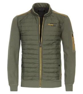 CASAMODA Sweatjacke Dunkelgrün/Grün