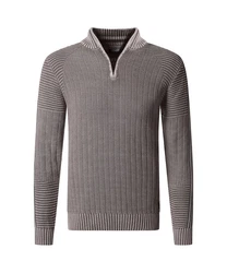 Pioneer Authentic Jeans Strickpullover Grau/Braun/Lila/Beige