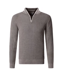 Pioneer Authentic Jeans Strickpullover Grau/Braun/Lila/Beige