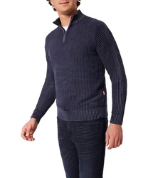 Pioneer Authentic Jeans Strickpullover Dunkelblau/Blau