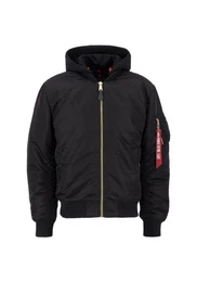 Bomberjacke Men - Bomber Jackets MA-1 Zip Hood Back EMB
