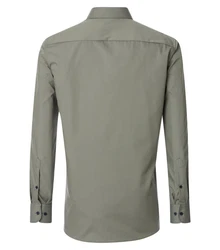 CASAMODA Businesshemd uni Dunkelgrün/Khaki/Grün