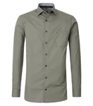 CASAMODA Businesshemd uni Dunkelgrün/Khaki/Grün CASAMODA Businesshemd uni Dunkelgrün/Khaki/Grün