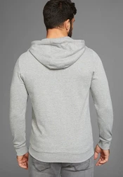 H.I.S Kapuzensweatshirt mit Logoprint Grau/Rosa/Hellgrau