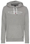 H.I.S Kapuzensweatshirt mit Logoprint Grau/Rosa/Hellgrau