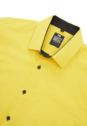 Rusty Neal Langarmhemd Slim-Fit Gelb