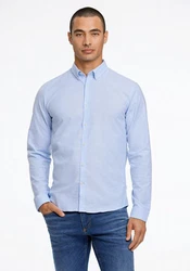 LINDBERGH Businesshemd  Hellblau