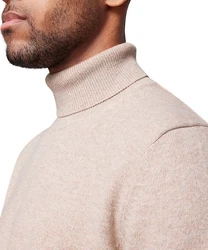 Pierre Cardin Rollkragenpullover Strick Rolli Beige/Braun/Khaki