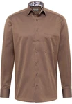 Eterna Langarmhemd COMFORT FIT Braun/Khaki/Beige