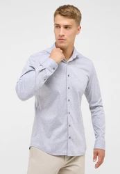 Eterna Langarmhemd SLIM FIT Grau
