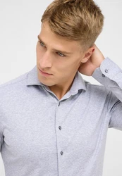 Eterna Langarmhemd SLIM FIT Grau
