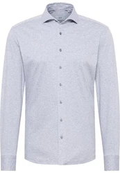 Eterna Langarmhemd SLIM FIT Grau