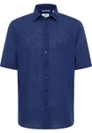 Eterna Kurzarmhemd MODERN FIT EASY IRON Blau/Dunkelblau/Hellblau