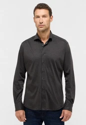 Eterna Langarmhemd MODERN FIT Dunkelgrau/Grau/Hellgrau