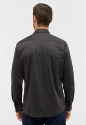 Eterna Langarmhemd MODERN FIT Dunkelgrau/Grau/Hellgrau