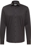 Eterna Langarmhemd MODERN FIT Dunkelgrau/Grau/Hellgrau