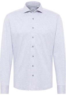 Eterna Langarmhemd MODERN FIT Grau/Hellgrau