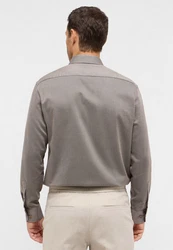 Eterna Langarmhemd MODERN FIT NON IRON Grau/Braun/Khaki/Beige