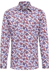Eterna Langarmhemd SLIM FIT Rot/Lila/Rosa