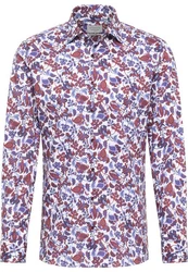 Eterna Langarmhemd SLIM FIT Rot/Lila/Rosa