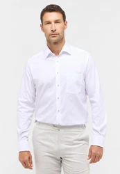 Eterna Langarmhemd Modern Fit Non Iron Weiß/Creme