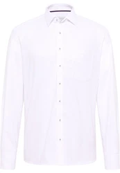 Eterna Langarmhemd Modern Fit Non Iron Weiß/Creme