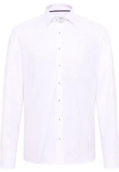 Eterna Langarmhemd Modern Fit Non Iron Weiß/Creme