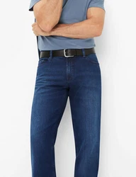 EUREX by BRAX 5-Pocket Jeans Style LUKE Dunkelblau/Blau/Hellblau