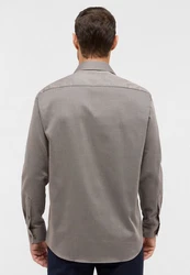 Eterna Langarmhemd COMFORT FIT Khaki/Grau/Braun/Beige/Hellgrau