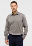 Eterna Businesshemd Khaki/Grau/Braun/Beige/Hellgrau
