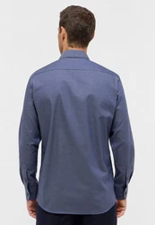 Eterna Langarmhemd MODERN FIT NON IRON Dunkelblau/Blau/Hellblau/Grau